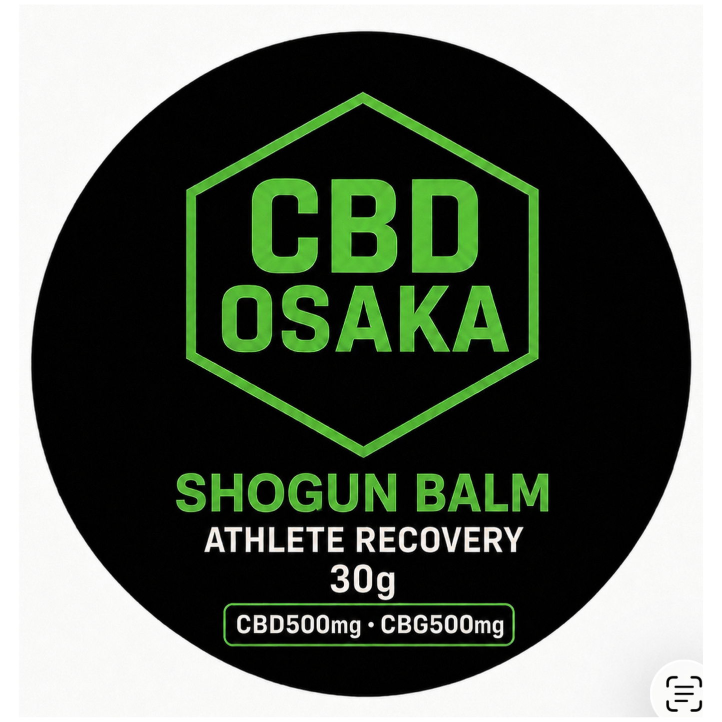 CBD OSAKA SHOGUN BALM ATHLETE RECOVERY 30g
CBD500mg • CBG500mg