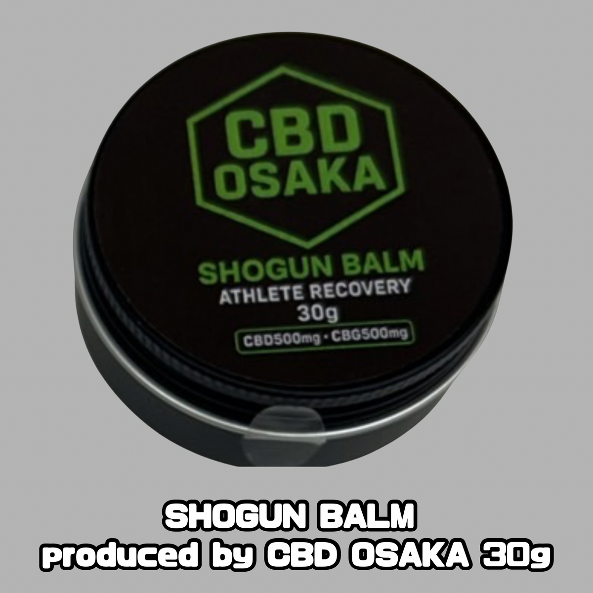 CBD OSAKA SHOGUN BALM ATHLETE RECOVERY 30g
CBD500mg • CBG500mg