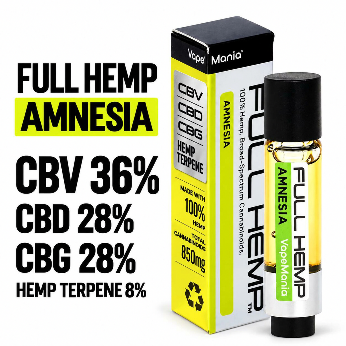 VapeMania FULL HEMP フルヘンプ リキッド カートリッジ 1ml