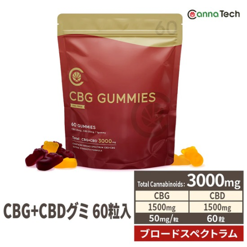 CannaTech CBGグミ60粒