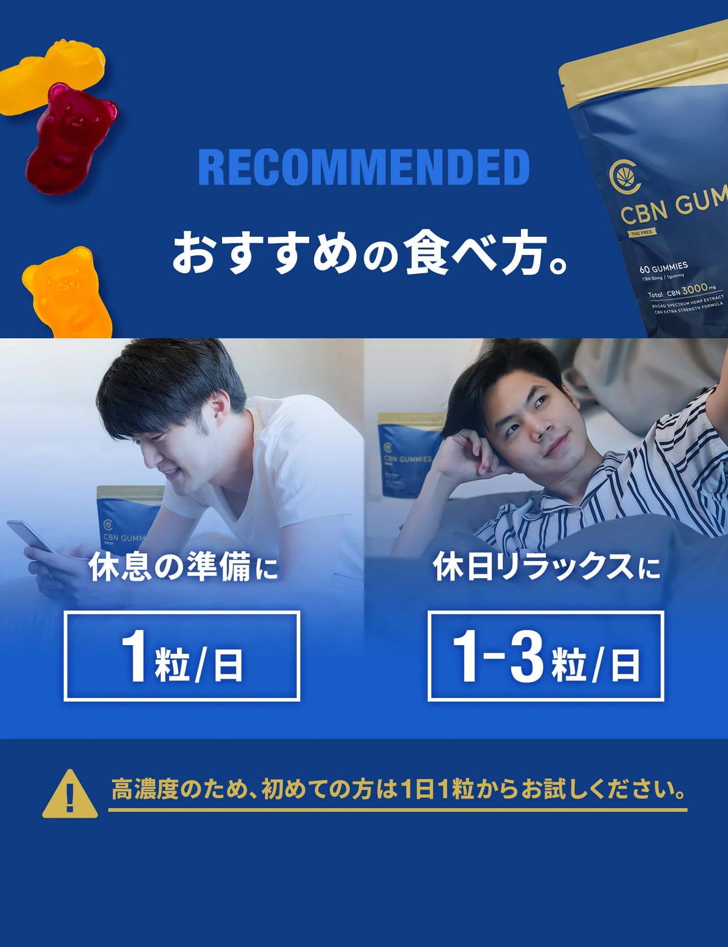 CannaTech CBNグミ60粒