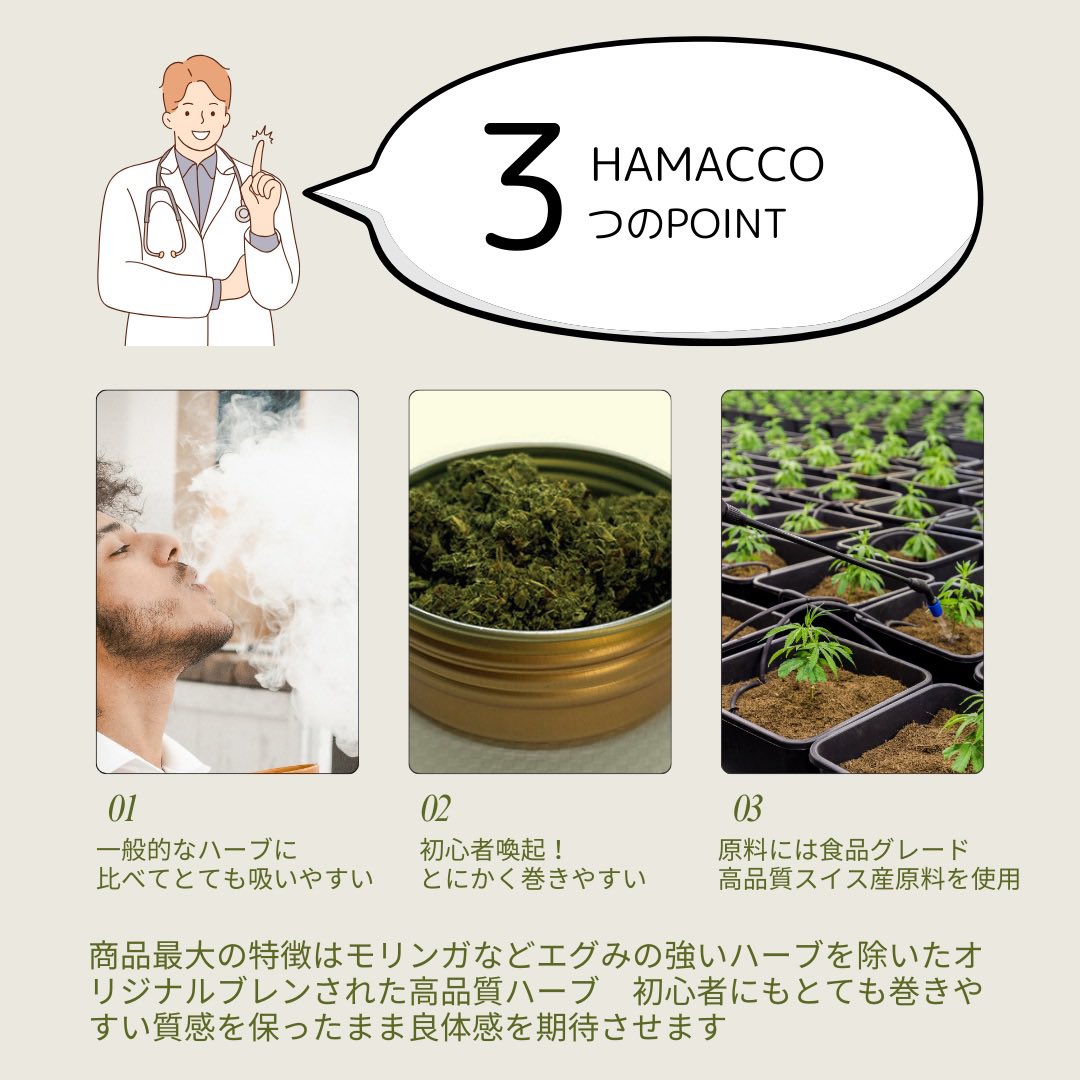 新基準対応ハマコCBG PREROLL／0.35g