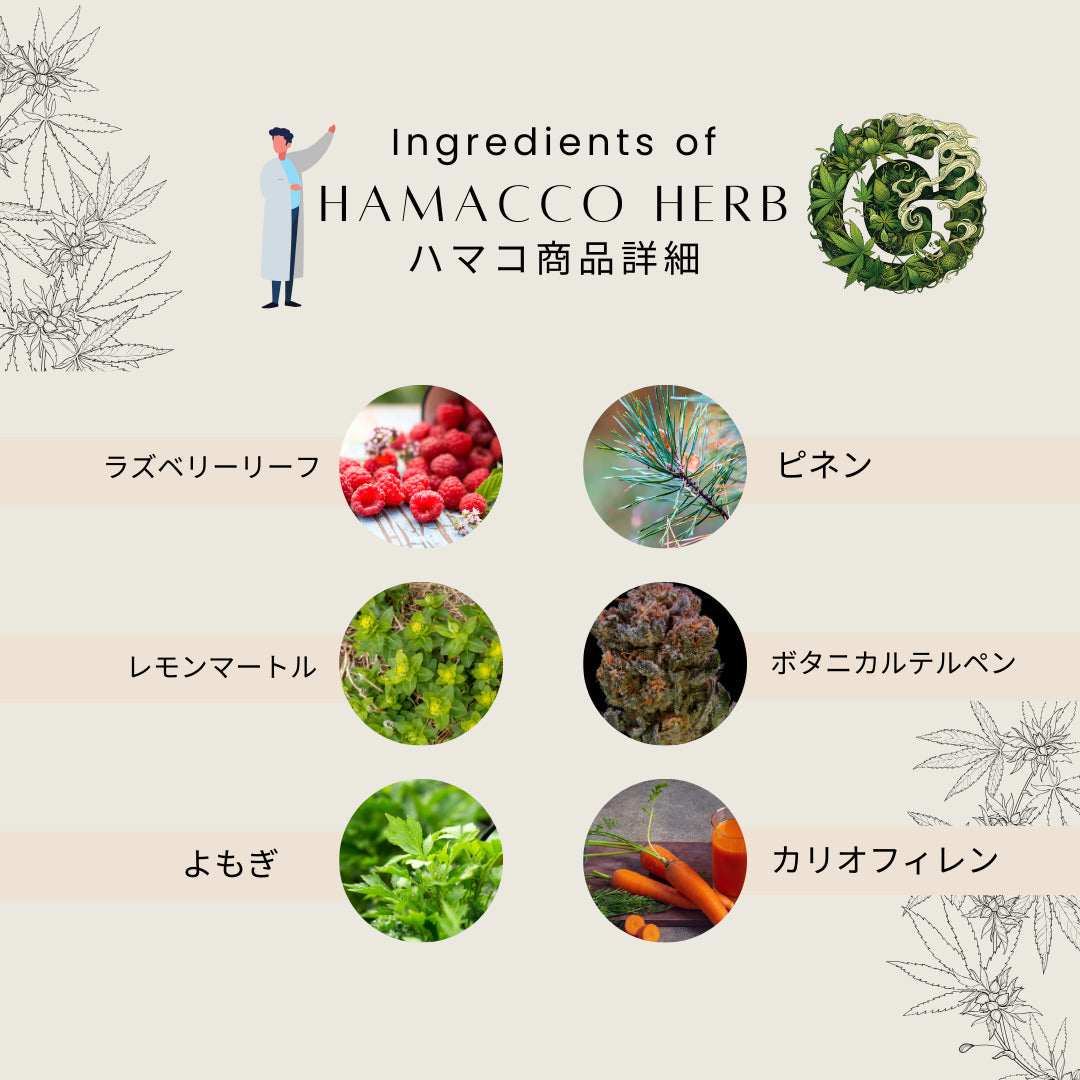 新基準対応 ハマコCBG HERB／3.5g