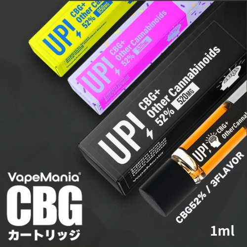 CBD MANIA高濃度CBGリキッドカ－トリッジ – CBD OSAKA pro