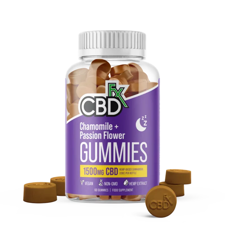 CBDfx CBDグミ カモミール パッションフラワー レモン味 60粒入