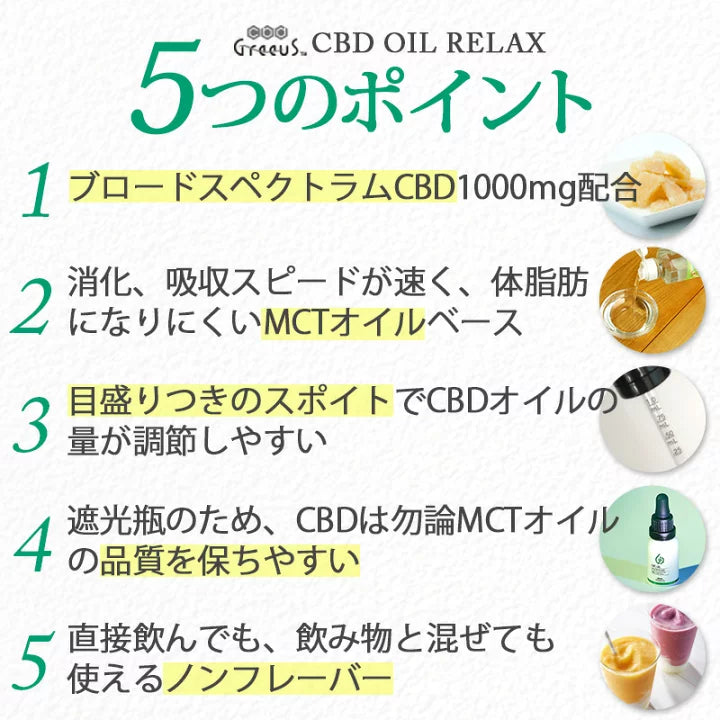 Greeus RELAX  cbd 10% cbd1000mg/10g