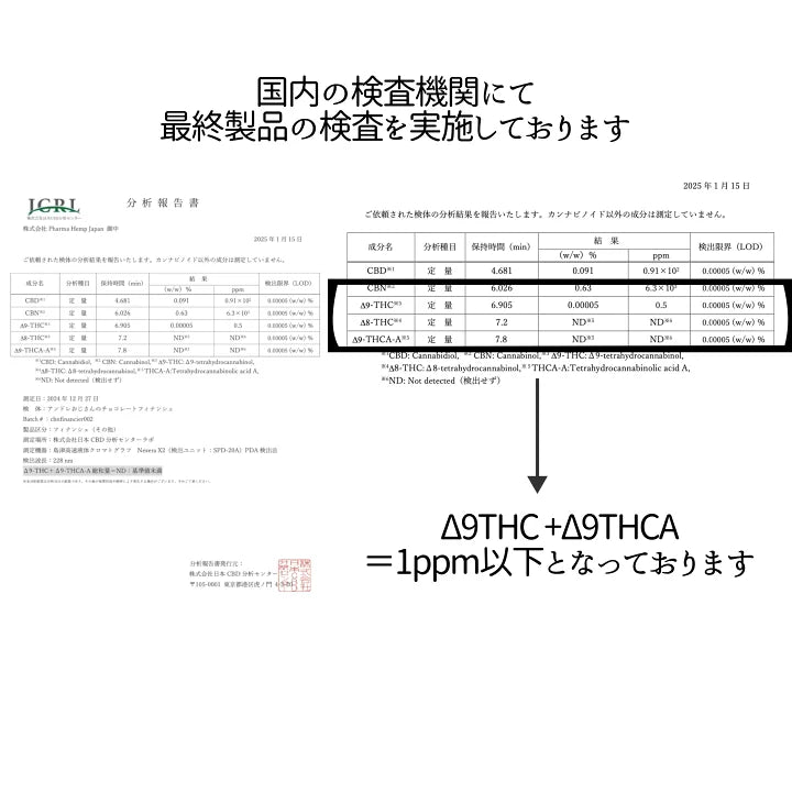 アンドレおじさんのCBN 420mg フィナンシェ：最高品質のベネズエラ産カカオを使用した、チョコレート味
