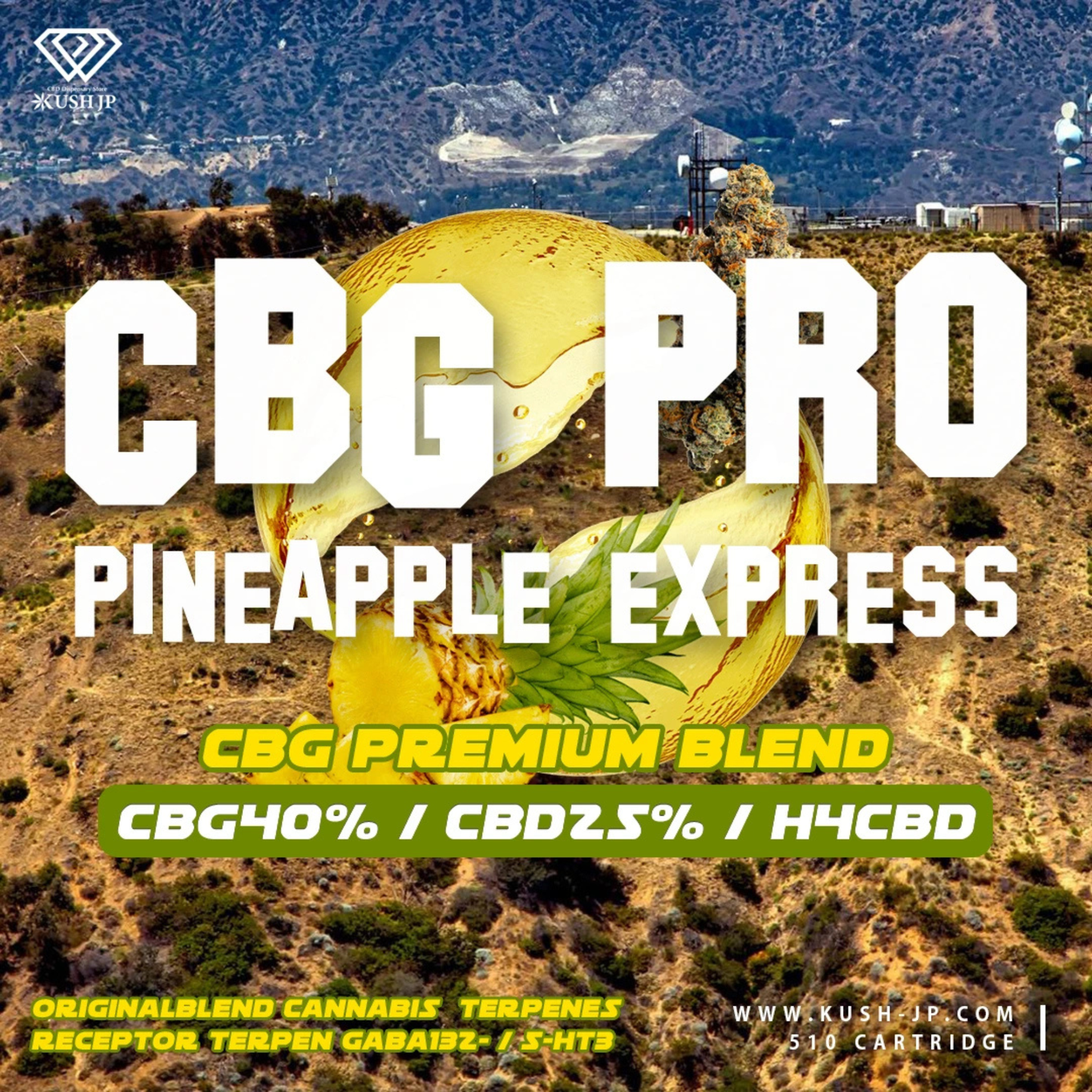 （PineappleExpress : 1.0ml）【一体型POD】【KUSH JP】
